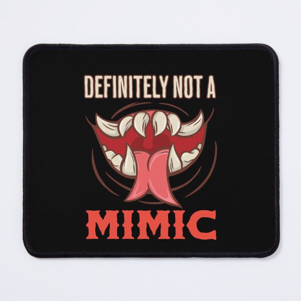 Item preview, Trustworthy Monster: Definitely not a mimic. DnD lover gift designed and sold by Zanda-Nerd-Shop.