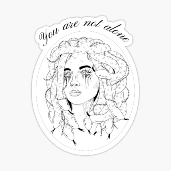 Item preview, Medusa, Not alone designed and sold by EmberlyDawn.