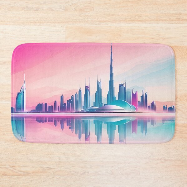 Item preview, Dubai Skyline - Minimalistic Abstract artwork designed and sold by Marciolini.