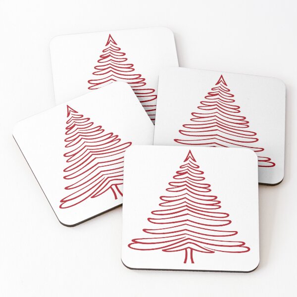 Item preview, A simple red Christmas tree designed and sold by MOA-trends.