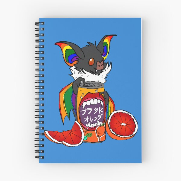 Aperçu de l'œuvre Soda à l'orange sanguine de chauve-souris vampire de la série Pride - Pride Rainbow créée et vendue par CandromedaArts.