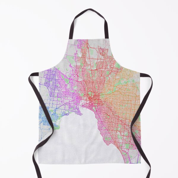 Item preview, Melbourne City Map of Australia - Colorful designed and sold by deMAP.