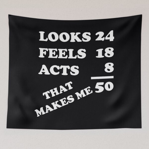 Item preview, Looks Feels Acts 50	 designed and sold by kupzhgmbkuk21.