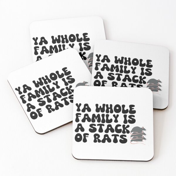 Item preview, Stack of Rats - The Basement Yard Podcast Joke designed and sold by hannahcreid.