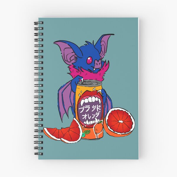 Artikelvorschau, Pride Series Vampirfledermaus Blutorangenlimonade – Farben der Bi-Pride-Flagge entworfen und verkauft von CandromedaArts.