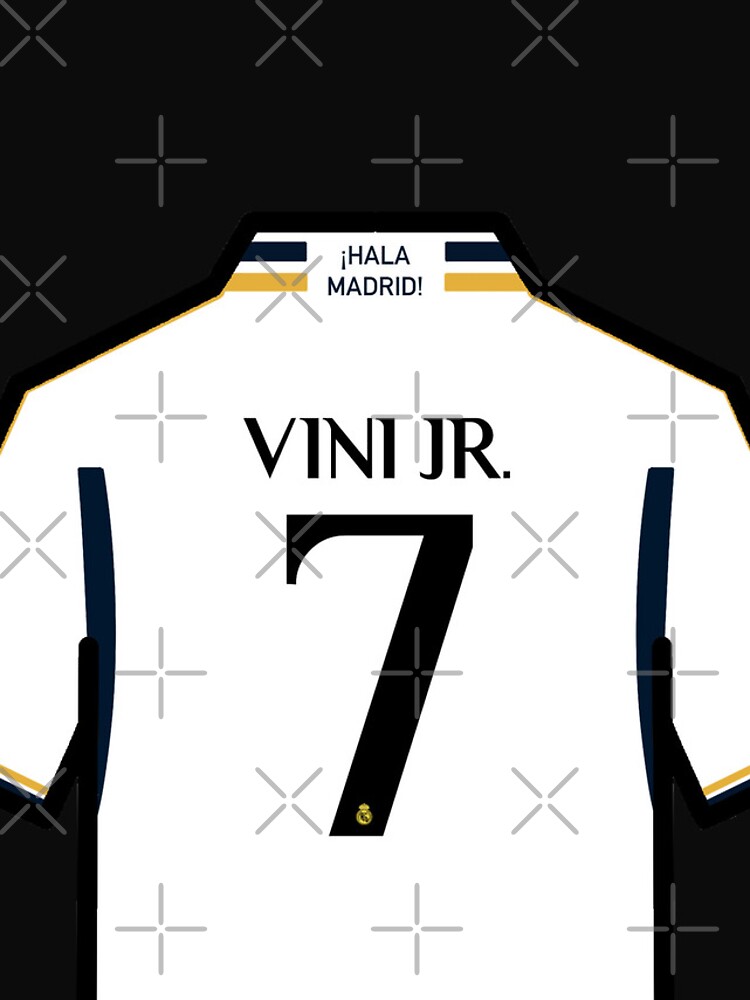 Vinicius Junior 2023/2024 Real Madrid Shirt Sticker for Sale by  ArtForAllAges