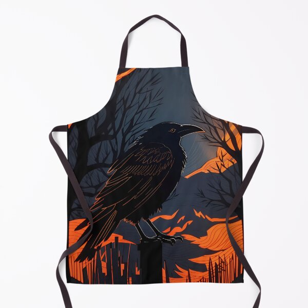 Item preview, Linocut Raven night designed and sold by ZenStickConcept.