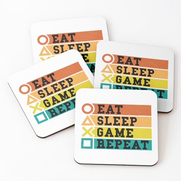 Item preview, Eat sleep game repeat designed and sold by Moto Wear .