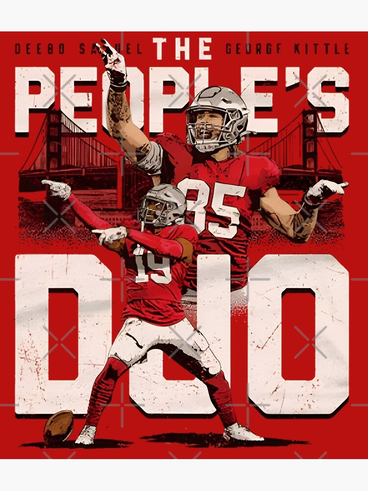 Deebo Samuel & George Kittle San Francisco Peoples Duo WHT