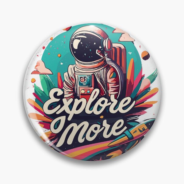 Item preview, Astronaut "Explore More" designed and sold by cuprum13.