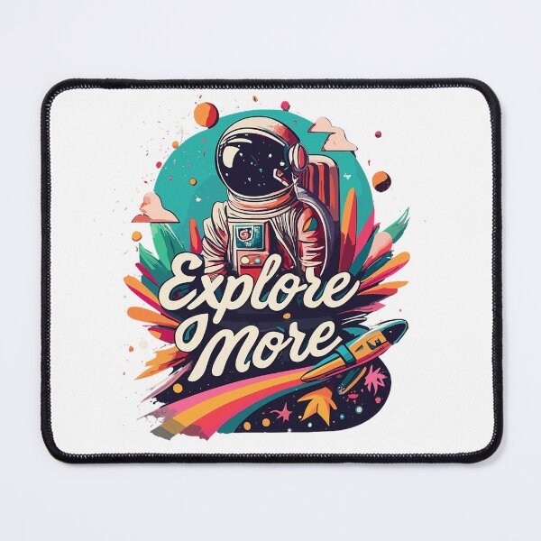 Item preview, Astronaut "Explore More" designed and sold by cuprum13.