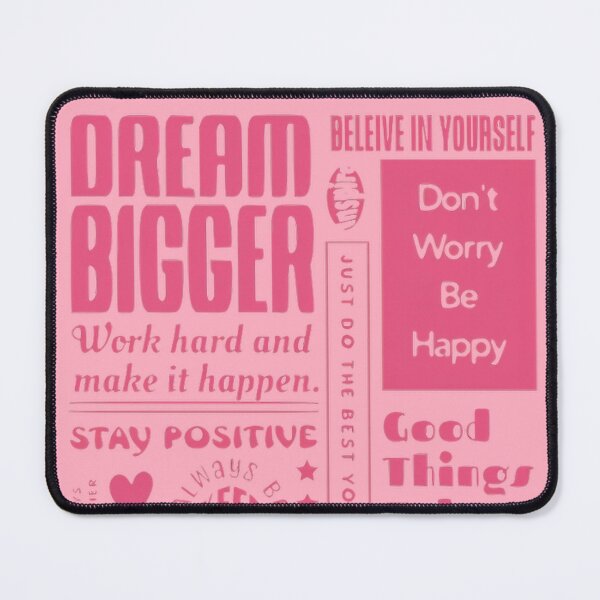 Item preview, Motivational Dual-Color Pink Positive Affirmations designed and sold by carroteraser.