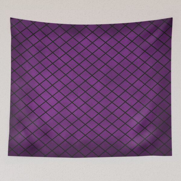 Item preview, purple checkered fence designed and sold by ZiphGames.