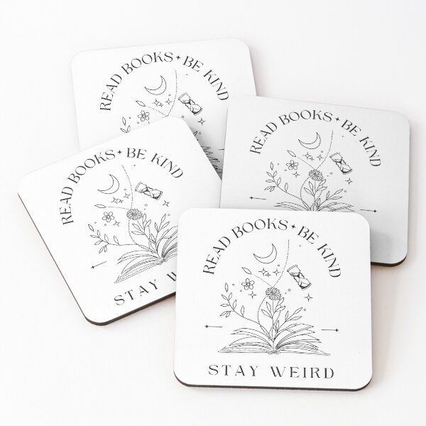 Item preview, Read Books Be Kind Stay Weird  designed and sold by ArtofAddison.