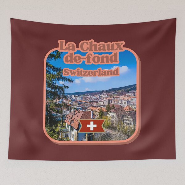 Item preview, La Chaux de fonds Souvenirs and attractions for tourists, things to see and visit, Swiss Holidays, Switzerland Travel old town, Tourist souvenir, CH dad mom, grandpa grandma, I Love La Chaux de fonds designed and sold by SwissCalibre.