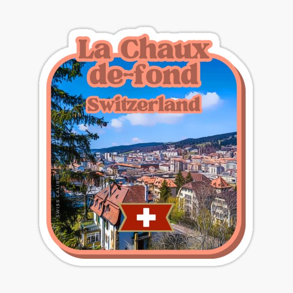 Vista previa del artículo con la obra «La Chaux de fonds Recuerdos y atracciones para turistas, cosas para ver y visitar, Vacaciones en Suiza, Suiza Viajes al casco antiguo, Recuerdo turístico, CH papá mamá, abuelo abuela, Me encanta La Chaux de fonds», diseñado y vendido por SwissCalibre.
