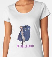 Doctor Who - Jodie Whittaker's 13th DOctore - Oh Brilliant! Women's Premium T-Shirt