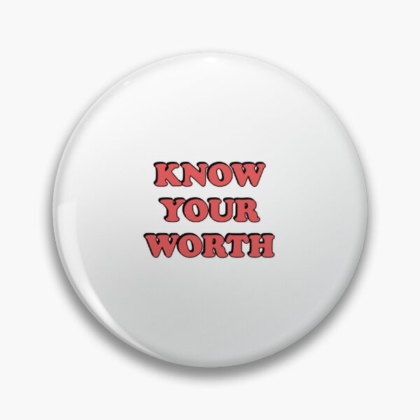 Item preview, Know your worth - self esteem affirmations designed and sold by Inspirationmotivation.