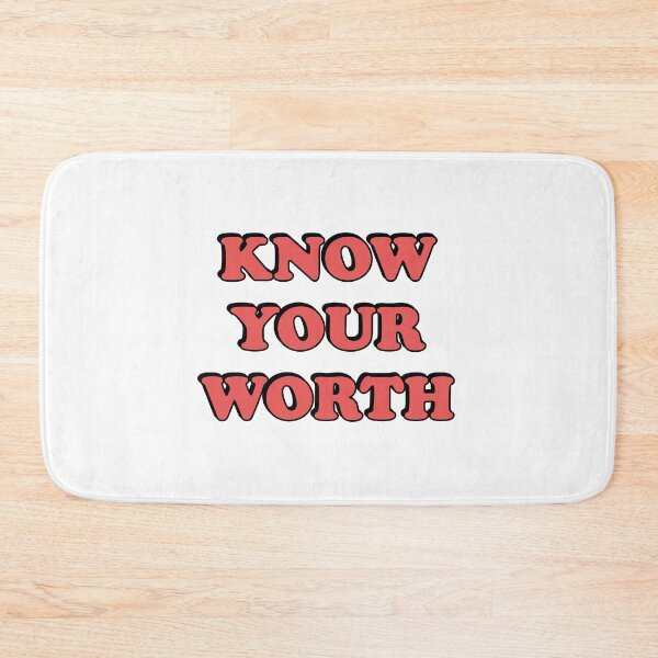 Item preview, Know your worth - self esteem affirmations designed and sold by Inspirationmotivation.