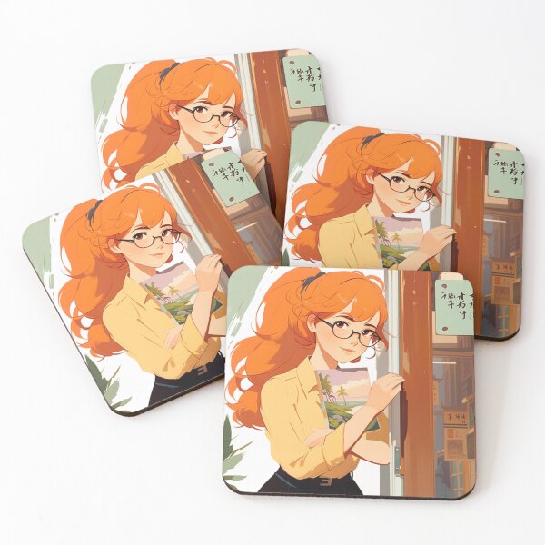 Item preview, Orange-haired student designed and sold by impactartanime.