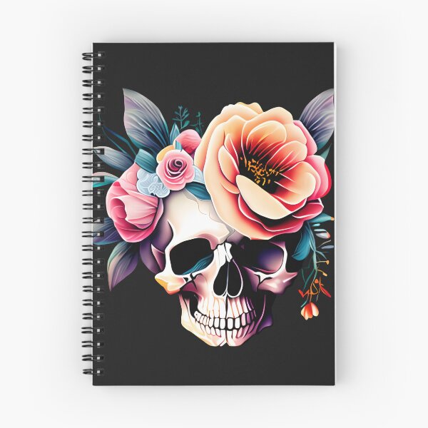 Item preview, Bloom Skull  designed and sold by MajdoArt.