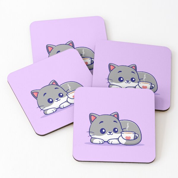Item preview, Coffee Cat: Cartoon Vector Icon designed and sold by hjian8219.
