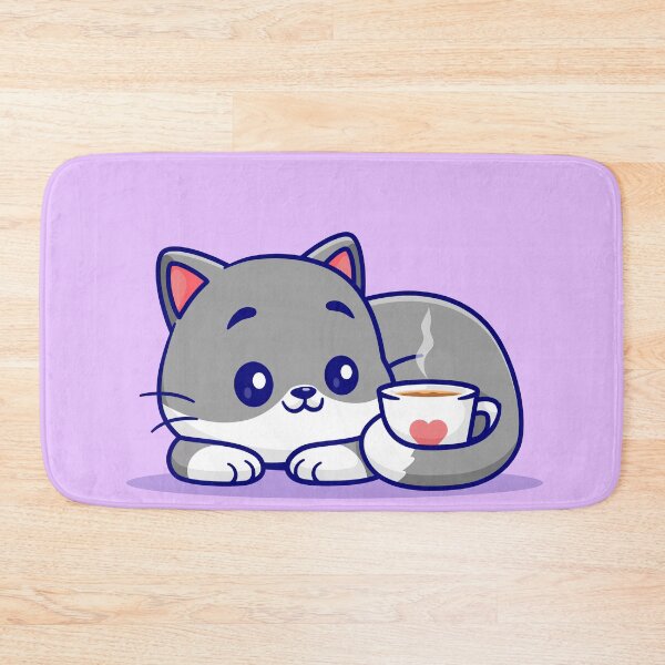 Item preview, Coffee Cat: Cartoon Vector Icon designed and sold by hjian8219.