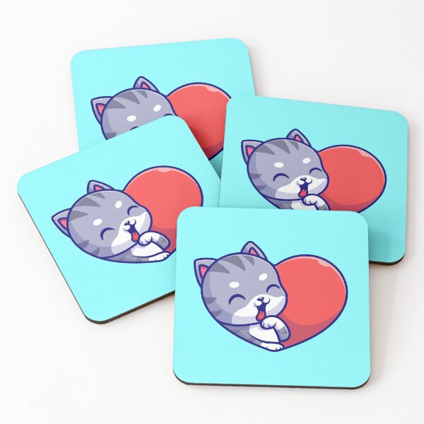 Item preview, Affectionate Cat: Cartoon Vector Icon designed and sold by hjian8219.