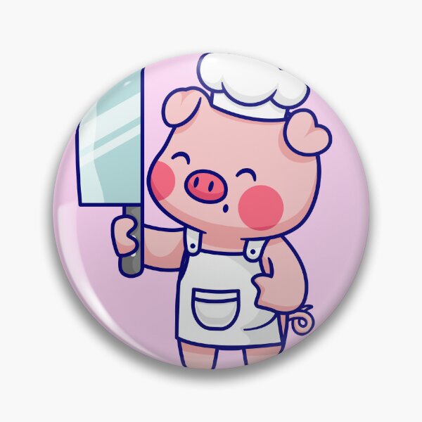 Item preview, Culinary Pig Chef: Cartoon Vector Icon designed and sold by hjian8219.