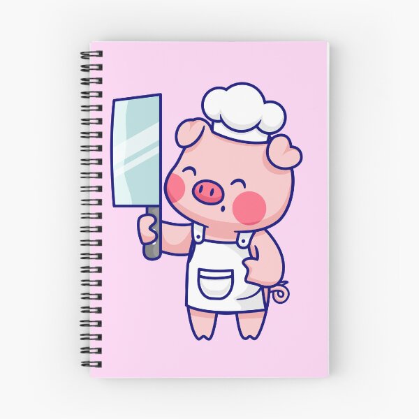 Item preview, Culinary Pig Chef: Cartoon Vector Icon designed and sold by hjian8219.