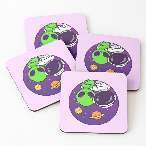 Item preview, Cosmic Duo: Alien and Astronaut Logo designed and sold by hjian8219.