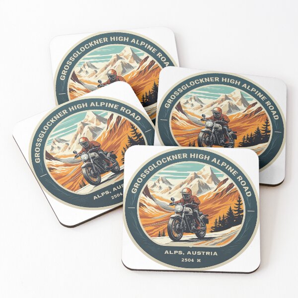 Item preview, Grossglockner High Alpine Road Moto Sticker designed and sold by ronengel.