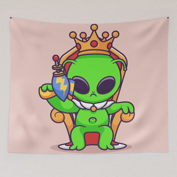 Item preview, Royal Alien: Cartoon Vector Icon designed and sold by hjian8219.