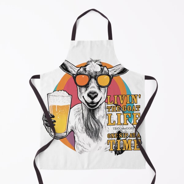 Item preview, Livin' the Goat Life – One Sip at a Time - Tego the GOAT designed and sold by ILikeToasters.