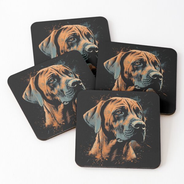 Item preview, A Street Art Rhodesian Ridgeback Dog in Distressed Style designed and sold by GVRDesign.