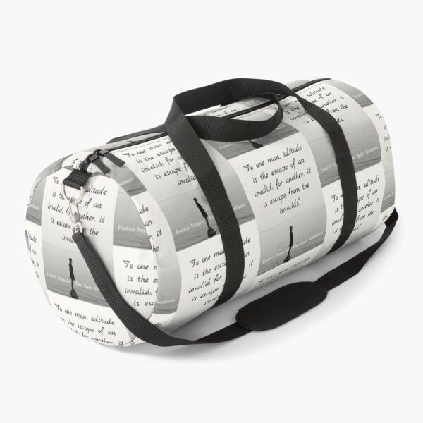 Item preview, Friedrich Nietzschequote: To one man, solitude is the escape of an invalid... designed and sold by artbleed.