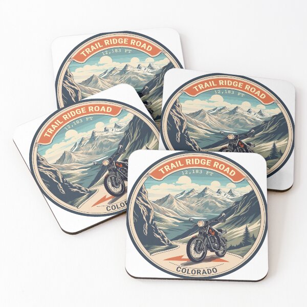 Item preview, Trail Ridge Road Moto Sticker designed and sold by ronengel.
