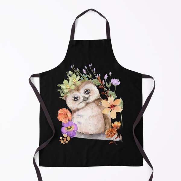 Item preview, Little Owlet With Flowers Colorful Design designed and sold by EarthArtDesigns.