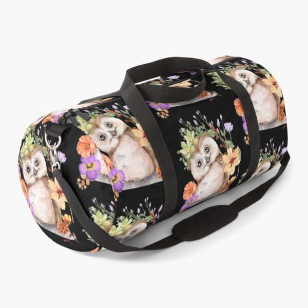 Item preview, Little Owlet With Flowers Colorful Design designed and sold by EarthArtDesigns.