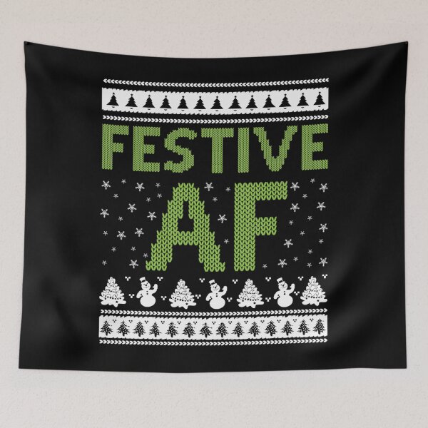 Artikelvorschau, Festive AF – Festlich wie Scheiße entworfen und verkauft von drzgnpyu84.