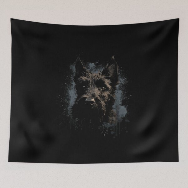 Item preview, A Street Art Scottish Terrier Dog in Distressed Style designed and sold by GVRDesign.