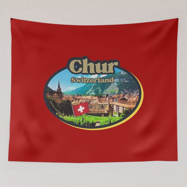 Item preview, Chur Switzerland Travel, Holidays in Chur Swiss, Visit Vintage Old town, Alps Chur City Tourism & sightseeing in winter, Souvenirs from Chur Graubunden, touring and what to see, I Love Chur Swiss designed and sold by SwissCalibre.