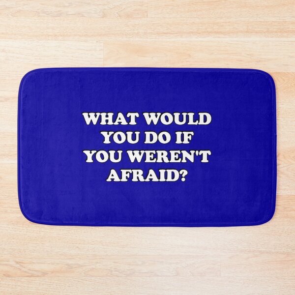 Item preview, What would you do if you weren't afraid - motivational phrases  designed and sold by Inspirationmotivation.