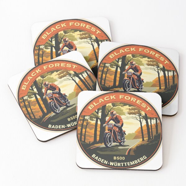 Item preview, B500 Black Forest Moto Sticker designed and sold by ronengel.