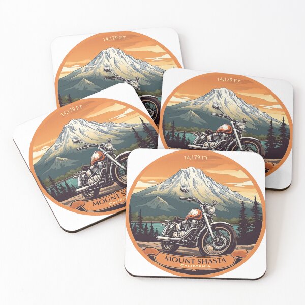 Item preview, Mount Shasta Moto Sticker designed and sold by ronengel.