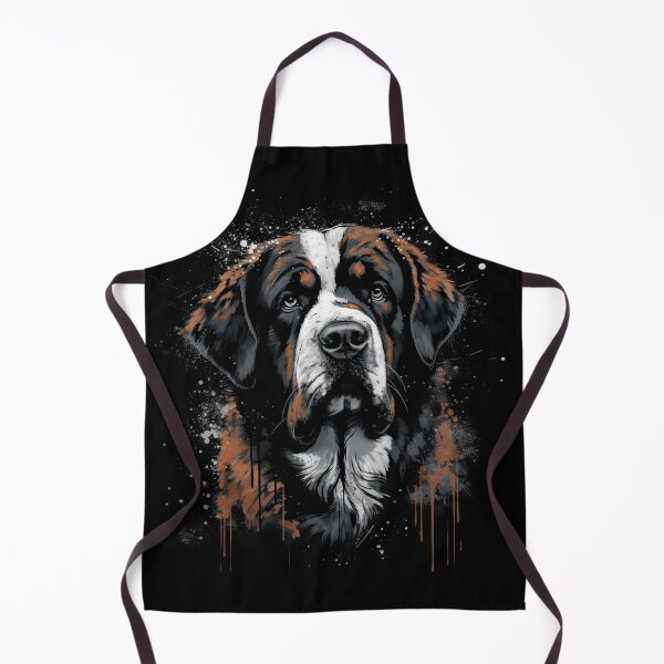 Item preview, A Street Art Saint Bernard Dog in Distressed Style designed and sold by GVRDesign.