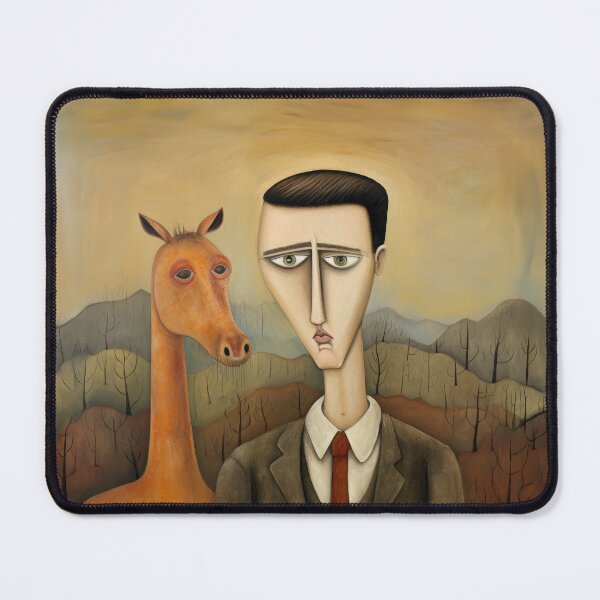 Item preview, Horse and Man w Rolling Hills Behind designed and sold by YoPedro.