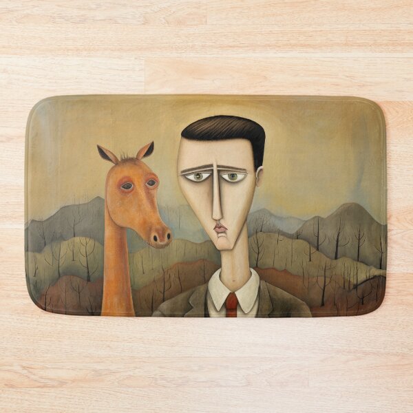 Item preview, Horse and Man w Rolling Hills Behind designed and sold by YoPedro.