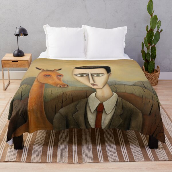Item preview, Horse and Man w Rolling Hills Behind designed and sold by YoPedro.