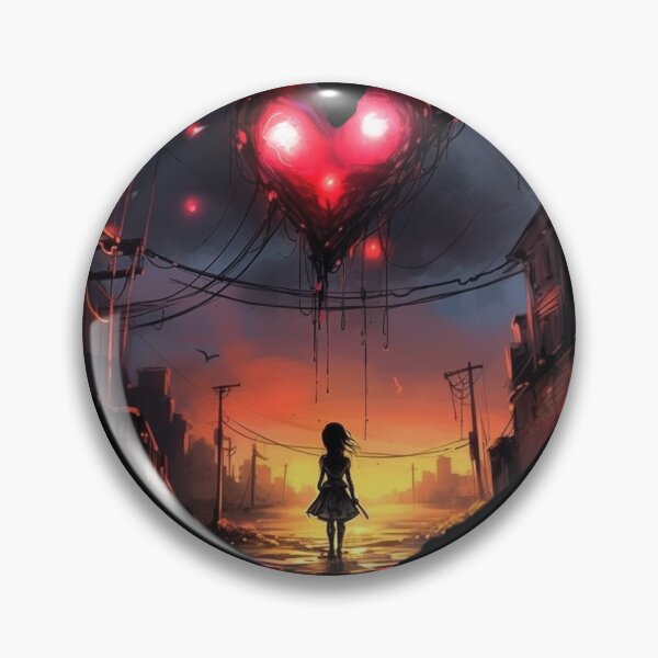 Item preview, Gothic Hearts and Sunset  designed and sold by Bits-X-Pieces.